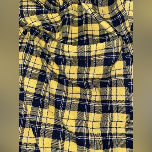 Boohoo‎ Check Plaid Women 20/22 Oversize Flannel Shirt Cozy Comfy Campfire Girl - Picture 5 of 5